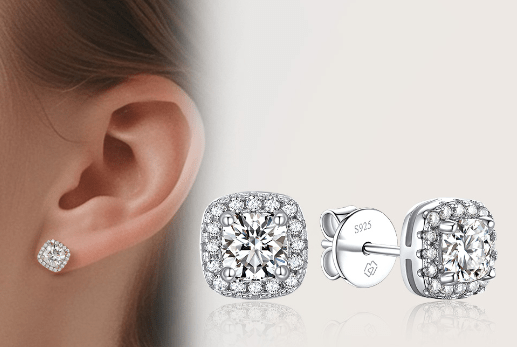 How To Clean Moissanite Earrings?