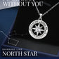 MomentWish Graduation Compass Moissanite Necklace Gifts for Girls Daughter