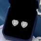 Heart Moissanite Earrings