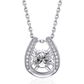 moissanite diamonds in motion necklaces