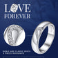 Moissanite His Her Heart Wedding Band Rings For Couples
