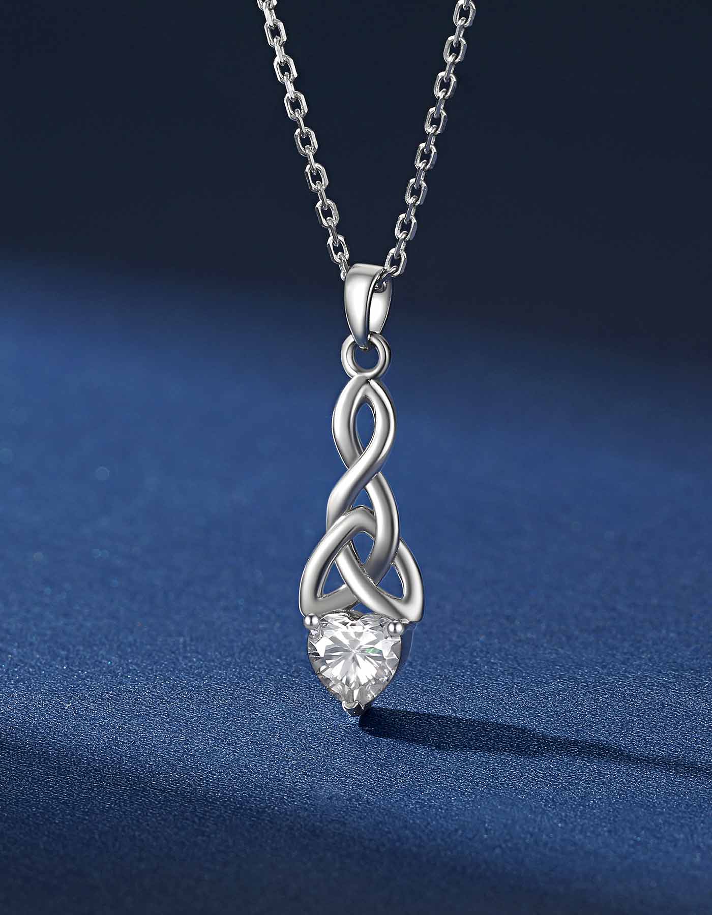 MomentWish Celtic Knot Necklace For Women