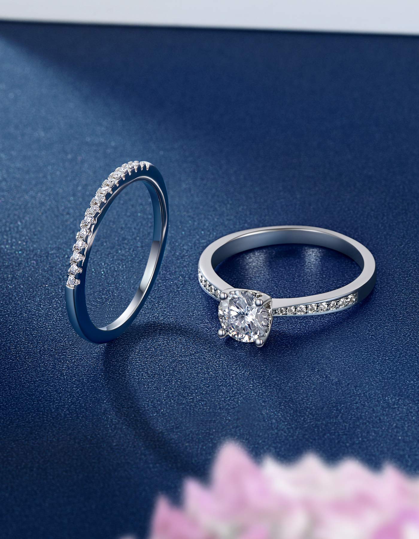 MomentWish Engagement Ring Set