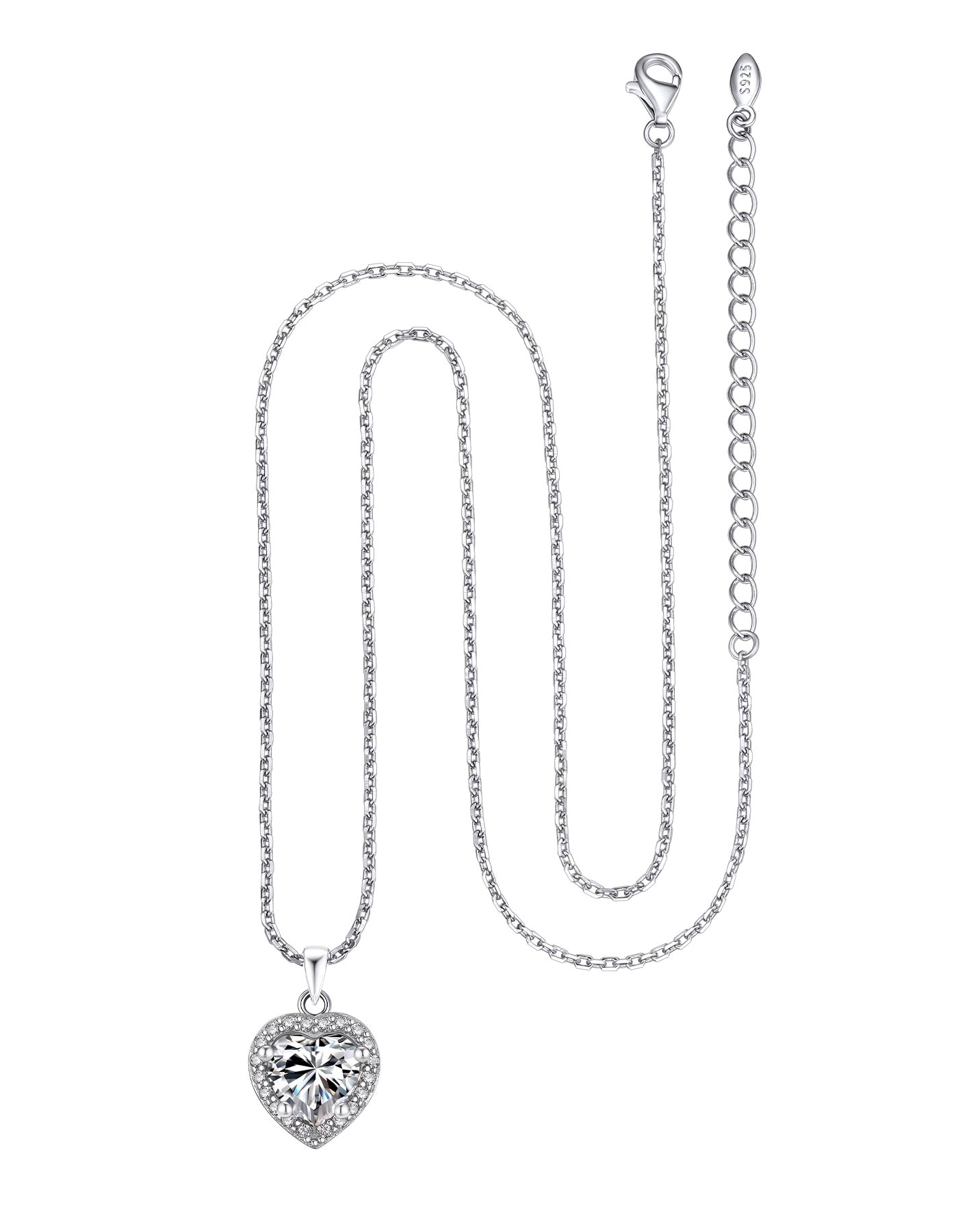 MomentWish Silver Heart Necklace