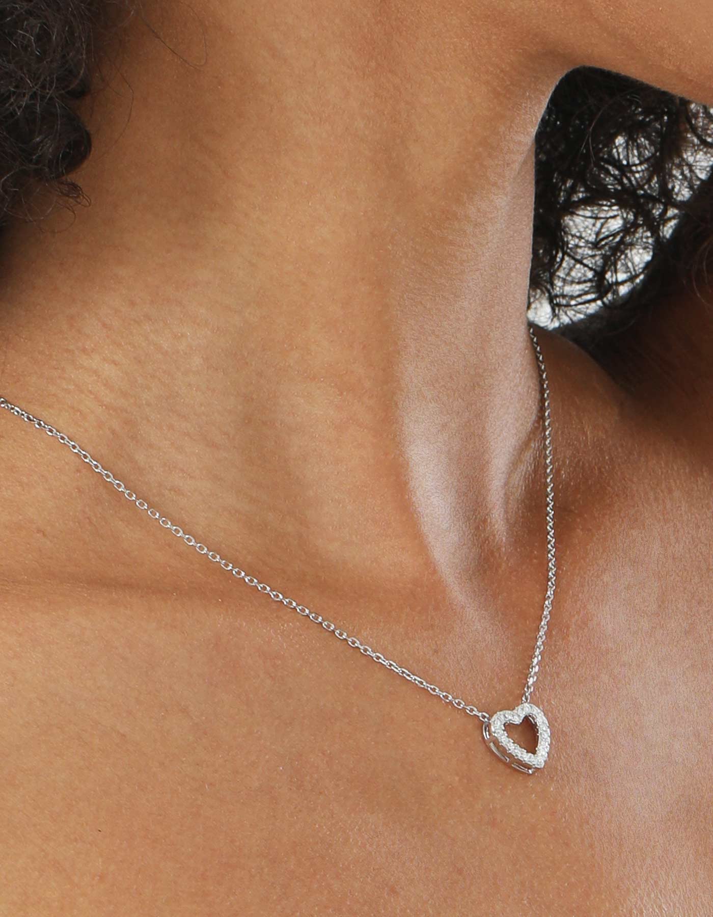 MomentWish Silver Heart Necklace