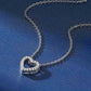 MomentWish Sterling Silver Heart Pendant Necklace