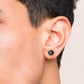 MomentWish black Moissanite Stud Earrings 