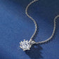 Snowflake Moissanite Pendant Necklace